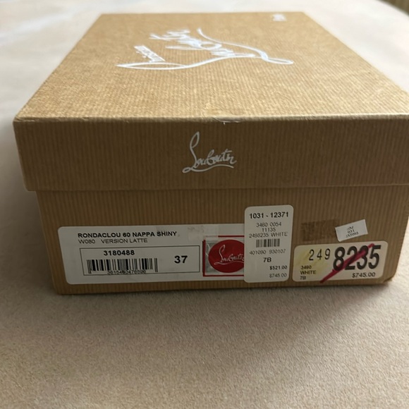 Christian Louboutin Rondaclou 60 Nappa Shiny Platform Sandals - Picture 4 of 15